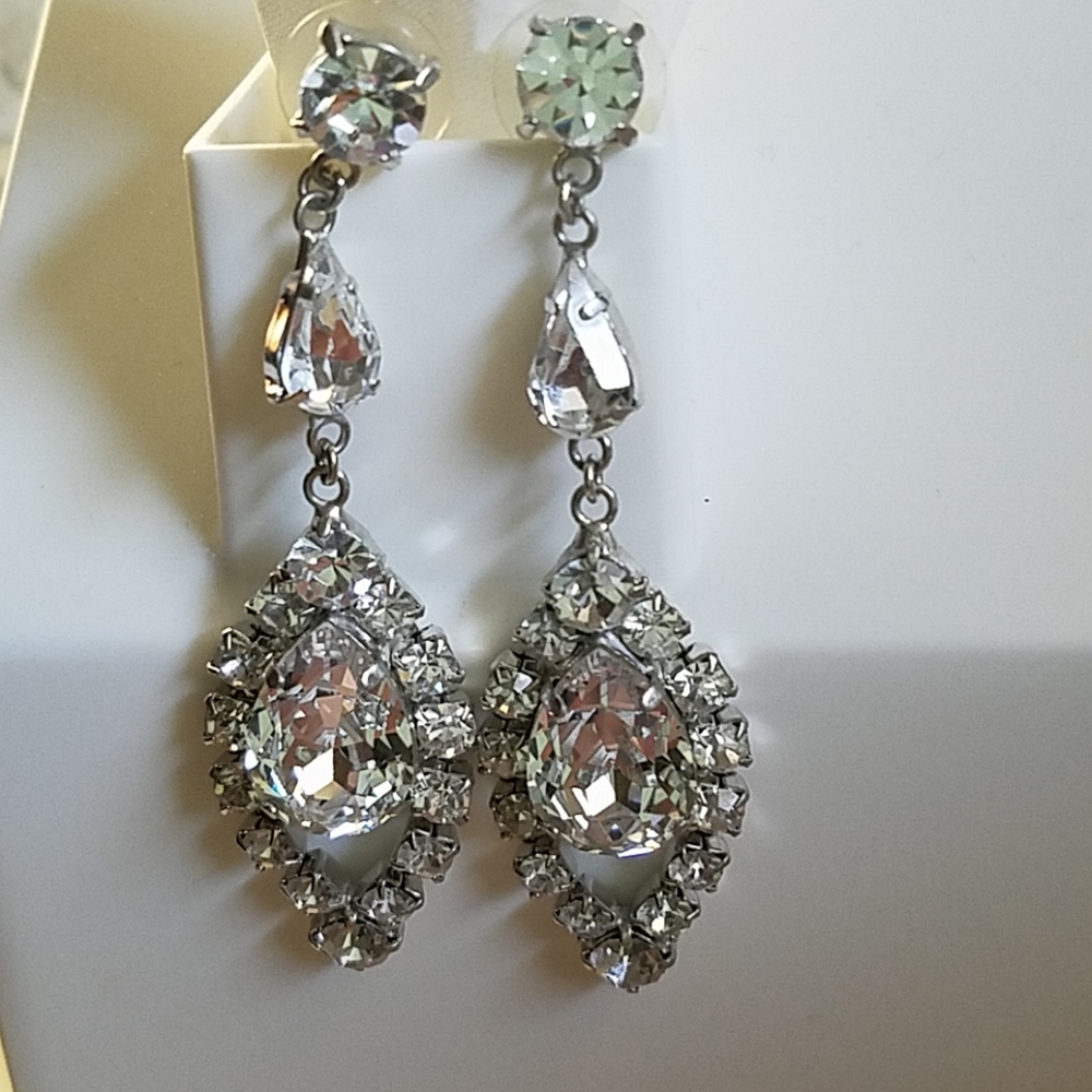 Swarovski crystal drop earrings